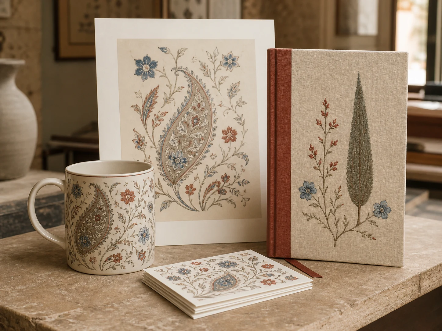Printed collection merchandise